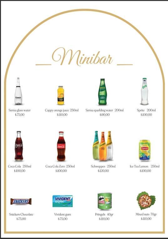 Han 1772 Hotel Istambul Exterior foto Soft drinks menu